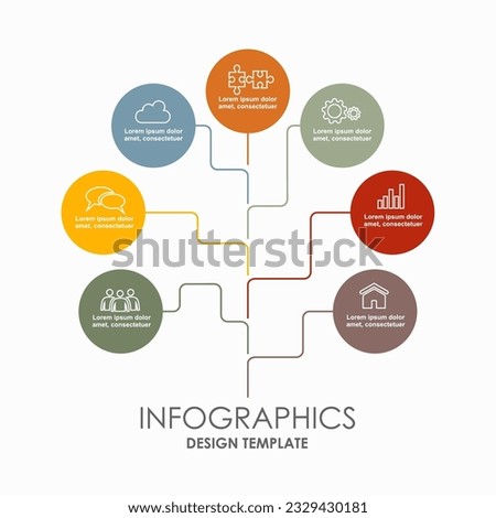 Infographic design template with place for your data. Vector illustration.