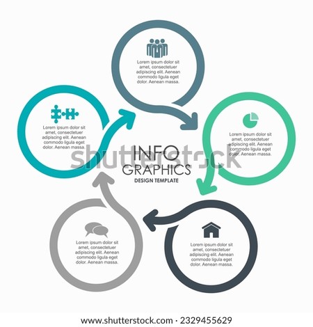 Infographic design template with place for your data. Vector illustration.