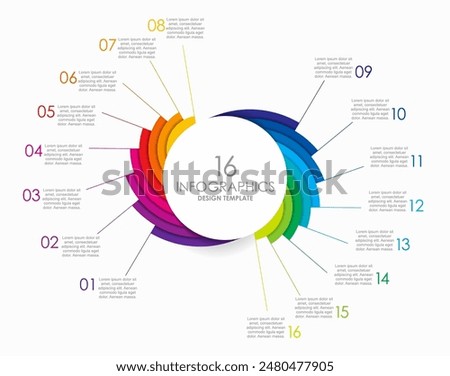 Infographic design template with place for your data. Vector illustration.