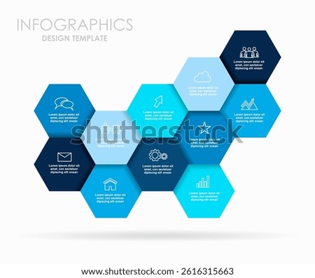 Infographic design template with place for your data. Vector illustration.