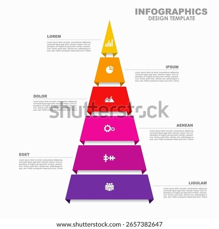 Infographic design template with place for your data. Vector illustration.