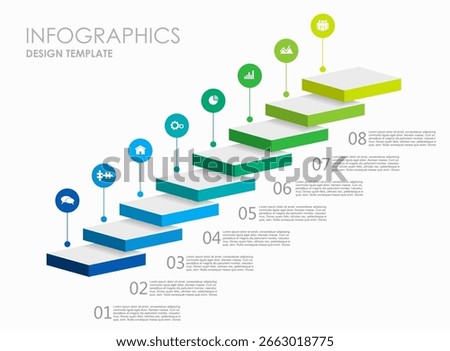 Infographic design template with place for your data. Vector illustration.