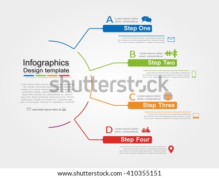Infographic design template with place for your data. Vector illustration.