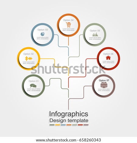 Infographic design template with place for your text. Vector illustration.