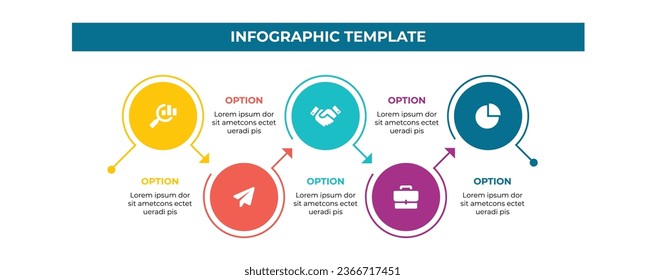 infographic design template. presentation template. timeline design 