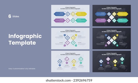 Infographic design template presentation, Timeline Infographic