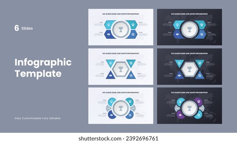 Infographic design template presentation, Timeline Infographic