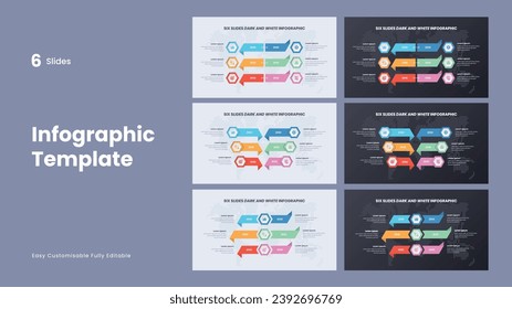 Infographic design template presentation, Timeline Infographic