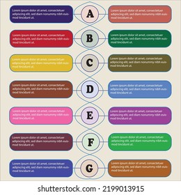 Plantilla de diseño infográfico con objetos de línea delgada. puede incluir mucha información, vector