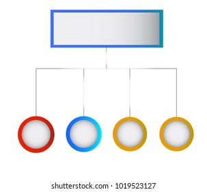 Infographic design template with three concept