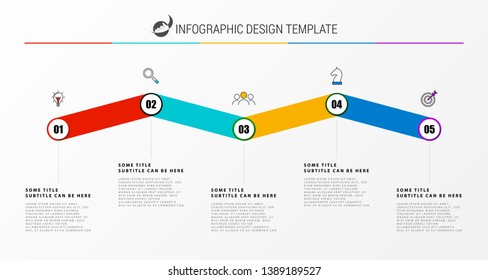 Vector Infographics Template Chart Diagram Web Stock Vector (Royalty ...