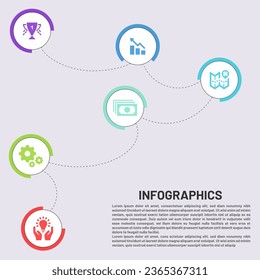 Infographic design template. Timeline concept with 6 steps. Can be used for workflow layout, diagram, banner, webdesign. Vector illustration

