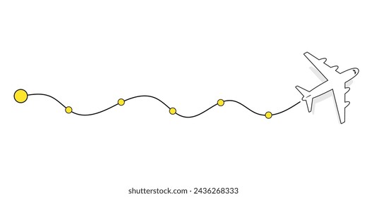 Infographic design template. Timeline concept with 5 options or steps template. layout, diagram, annual, airplanes, travel, report, presentation. Vector illustration.