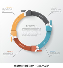 Infographic design template vector eps 10 illustration