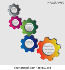 Infographic design template vector eps10 illustration