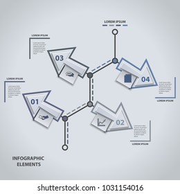 Infographic design template. Vector illustration.