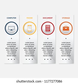 Infographic design template. Vector illustration.