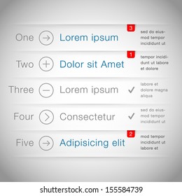 Infographic design template, vector illustration. 