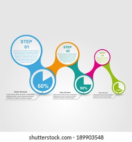 Infographic design template. Vector illustration