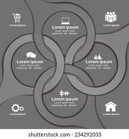 Infographic design template. Vector illustration