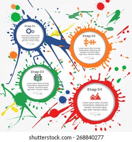 Infographic design template. Vector illustration Eps 8.