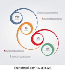Infographic design template. Vector illustration Eps 8.