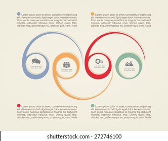 Infographic design template. Vector illustration Eps 8.
