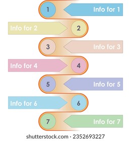 Infographic design template, visualization of plan, data, Vector representation