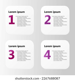 Infographic design templates for business and education can be replaceable. Vector illustration.