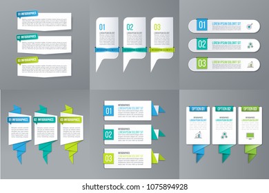 Infographic design templates. Creative business concept with options.