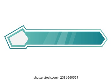 Plantillas de diseño infográfico barra de degradado de geometría. Ilustración vectorial.