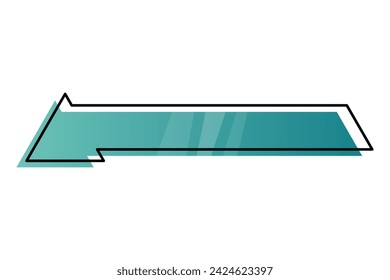Plantilla de diseño de infografía barra de degradado de geometría. Ilustración vectorial.