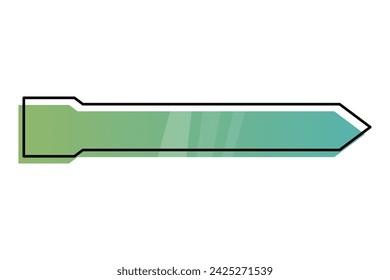 Infographic design templates geometry gradient bar. Vector illustration.