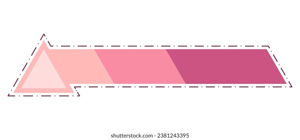 Geometrie der Infografik-Design-Vorlagen. Vektorgrafik.