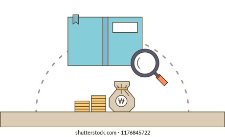 Infographic design that can make money when you study through books