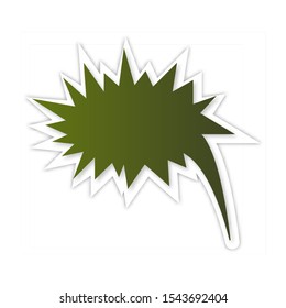 Infographic design thought bubble on the background. Eps 10 vector file.