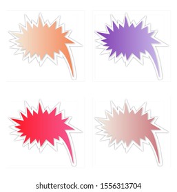 Infographic design thought bubble on the background. Eps 10 vector file.