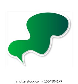 Infographic design thought bubble on the background. Eps 10 vector file.