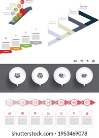 It's infographic design.
Useful as a PPT template.