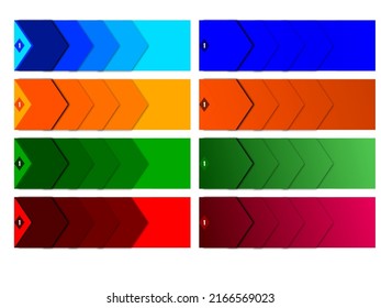 diseño infográfico con varios colores