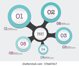 Infographic design vector. 