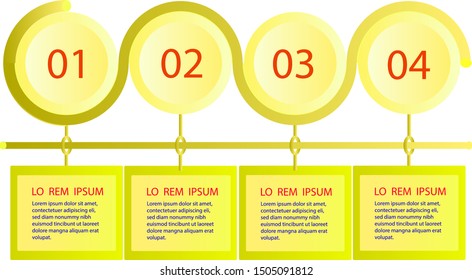 Infographic Design Vector and Background