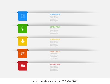 Infographic design vector Business concept steps or processes can be used for workflow layout, diagram, annual report, web design