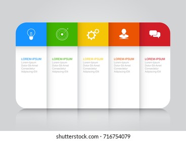 Infographic design vector Business concept steps or processes can be used for workflow layout, diagram, annual report, web design