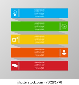 Infographic design vector Business concept steps or processes can be used for workflow layout, diagram, annual report, web design