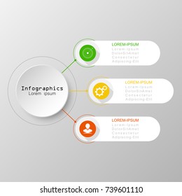 Infographic design vector Business concept steps or processes can be used for workflow layout, diagram, annual report, web design