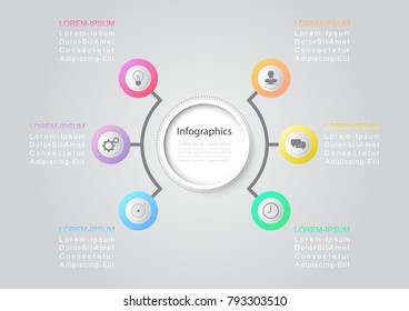 Infographic design vector Business concept steps or processes can be used for workflow layout, diagram, annual report, web design
