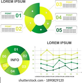 Infographic design vector can be used for workflow layout, diagram, annual report, web design. Business concept point
