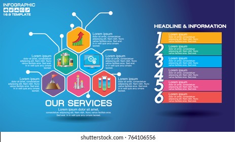 Infographic design vector and  icons can be used for workflow layout, diagram, report, web design. Business concept with options, steps or processes.