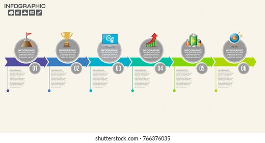 Infographic design vector and  icons can be used for workflow layout, diagram, report, web design. Business concept with options, steps or processes.